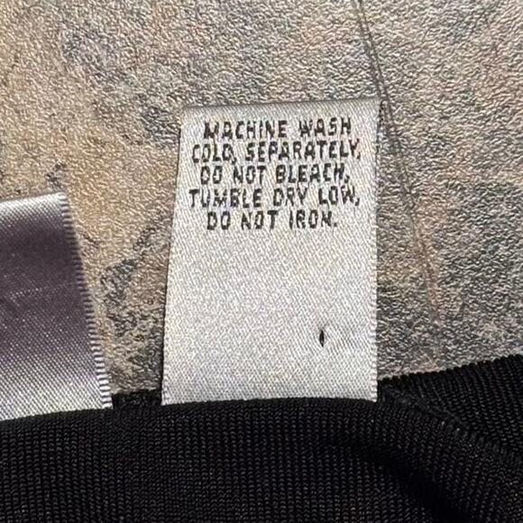 Chicos Travelers Cardigan Slinky 3/4 Sleeve Minimalist Goth Black 2 Large 12 - Picture 4 of 7